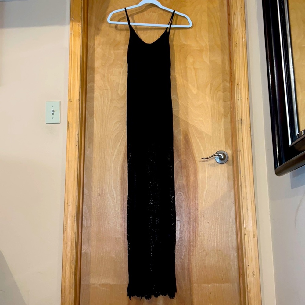 Super Sexy For Love & Lemons Black Lace Maxi XS